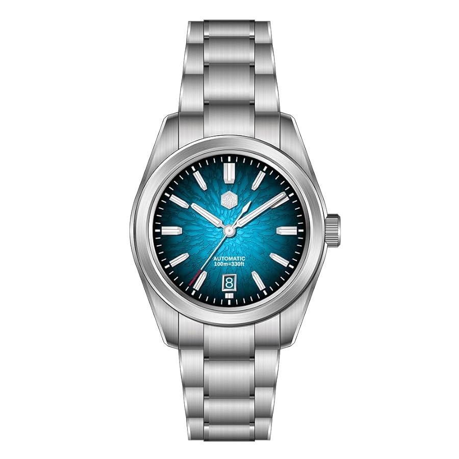 CRONOS SKYLINE 値段交渉可 サンマーティンsan martin Cronos Luxury Men Watch 39mm Skyline Transparent Caseback
